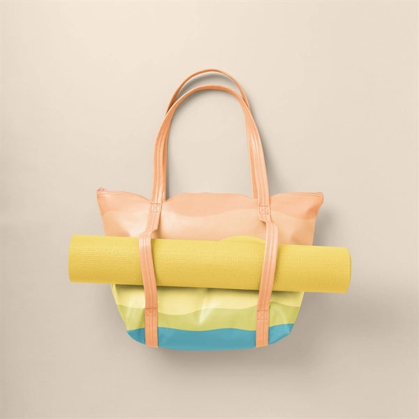 WEEKENDER YOGA TOTE - VEGAN LEATHER