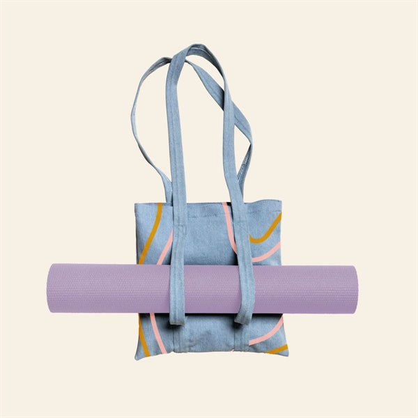 MAIN SQUEEZE YOGA TOTE - CANVAS/DENIM