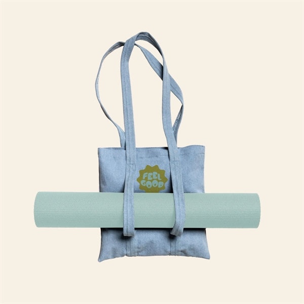 MAIN SQUEEZE YOGA TOTE - CANVAS/DENIM