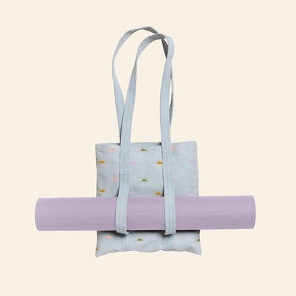 MAIN SQUEEZE YOGA TOTE - CANVAS/DENIM