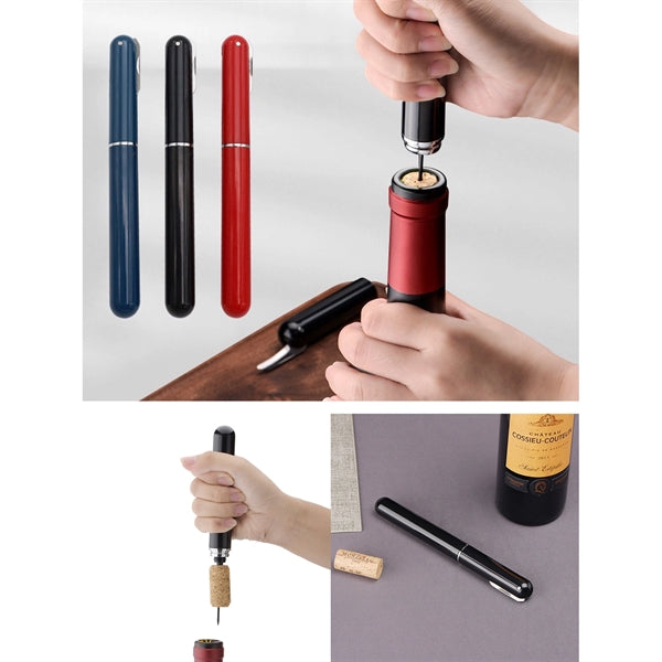Stainless Steel Needle Type Air Pressure Cork Opener