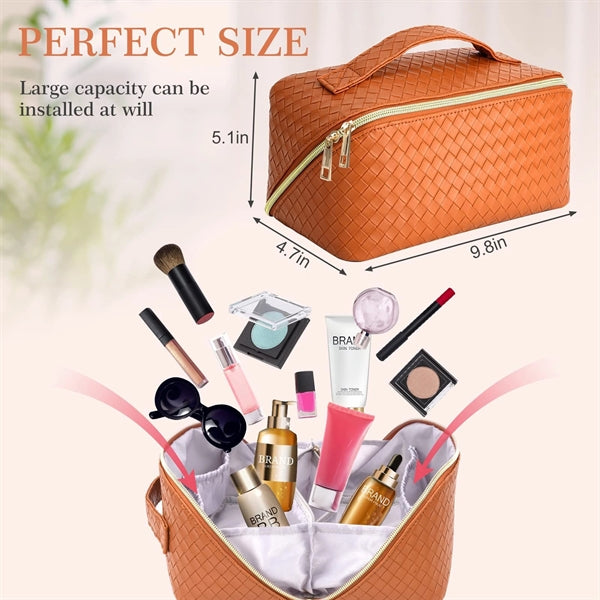 Women'S Large Capacity Leather Waterproof Travel Bag