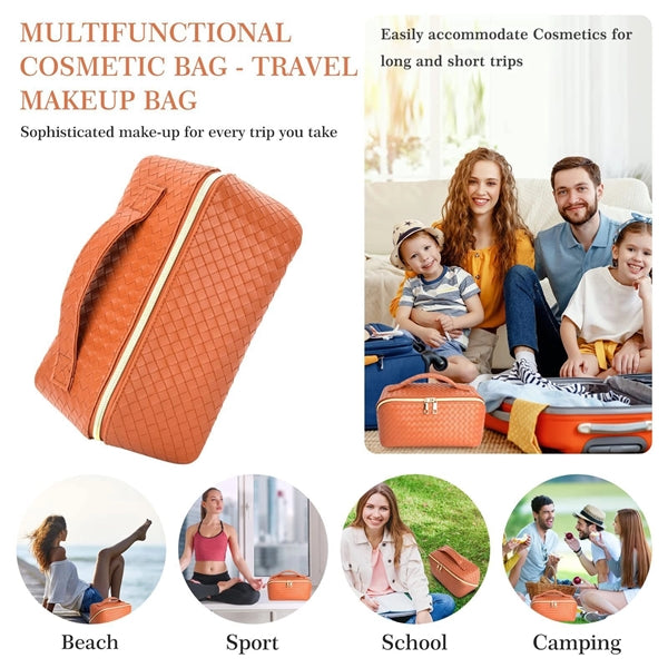 Women'S Large Capacity Leather Waterproof Travel Bag