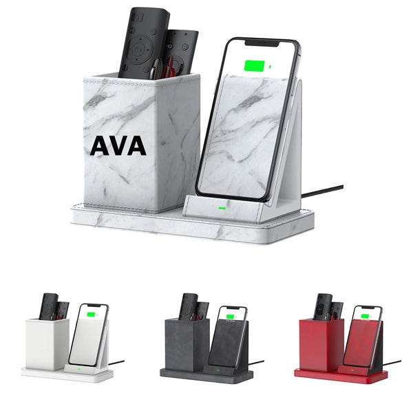 Office Wireless Charging Pen Holder