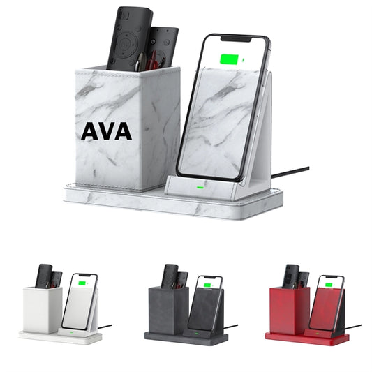 Office Wireless Charging Pen Holder