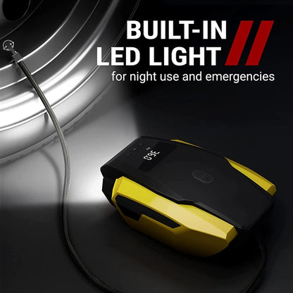 12V DC Portable Tire Inflator Air Compressor