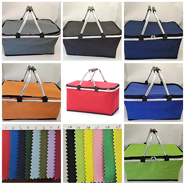 30L Folding Picnic Bag Cooler Basket