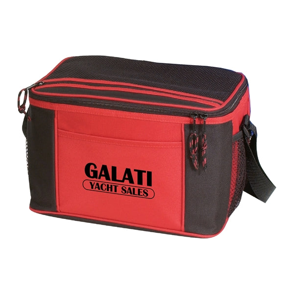 Insulated Leak-Proof Can Cooler w/ Pockets & Shoulder Strap