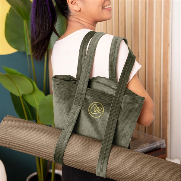 MAIN SQUEEZE YOGA TOTE - CORDUROY