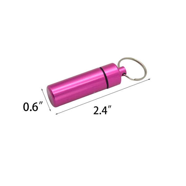 Small Portable Pillbox Keychain