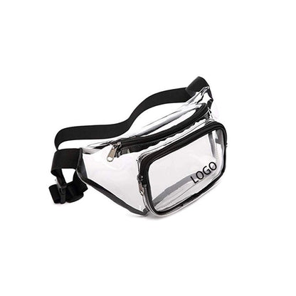 Transparent Chest Backpack With Front Pocket
