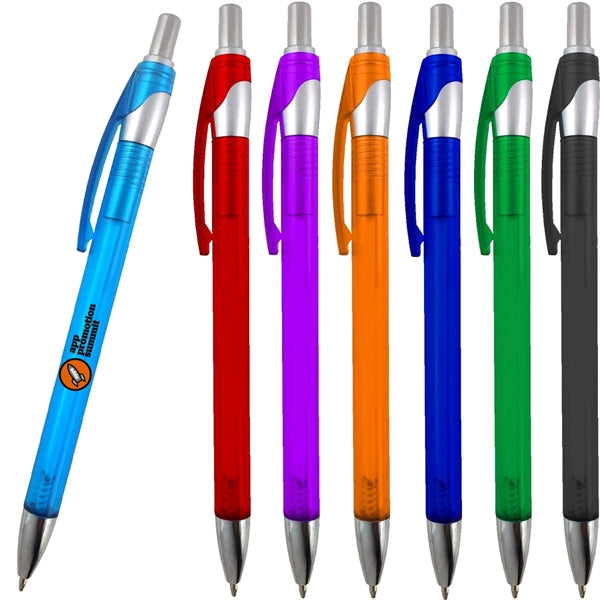 Retractable Slim Jen Pen W/ Pocket Clip