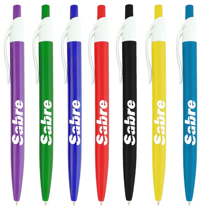 Preston B Click Ballpoint Pen W/ White Clip