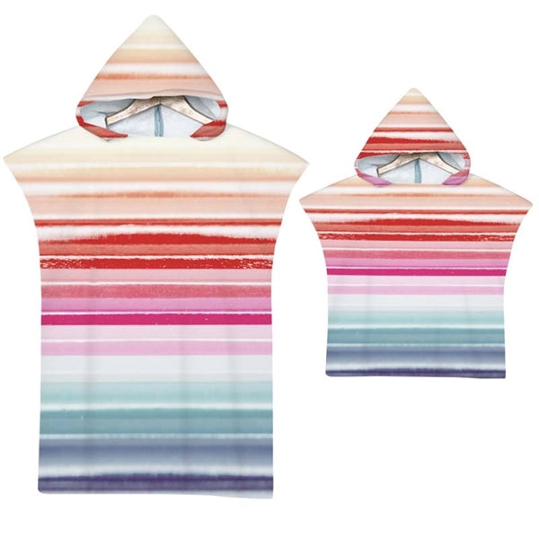 Bath/Beach Towel Wrap With Hood