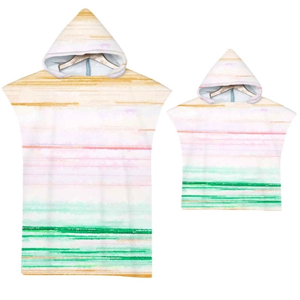 Bath/Beach Towel Wrap With Hood