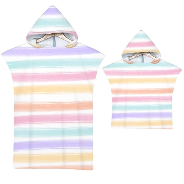 Bath/Beach Towel Wrap With Hood