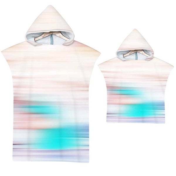 Bath/Beach Towel Wrap With Hood