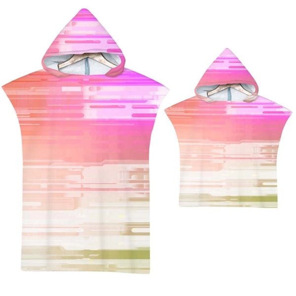 Bath/Beach Towel Wrap With Hood