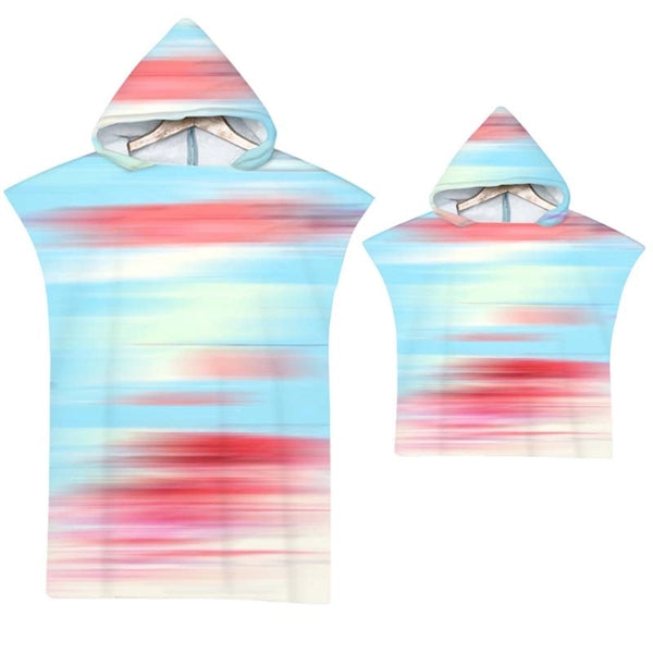 Bath/Beach Towel Wrap With Hood