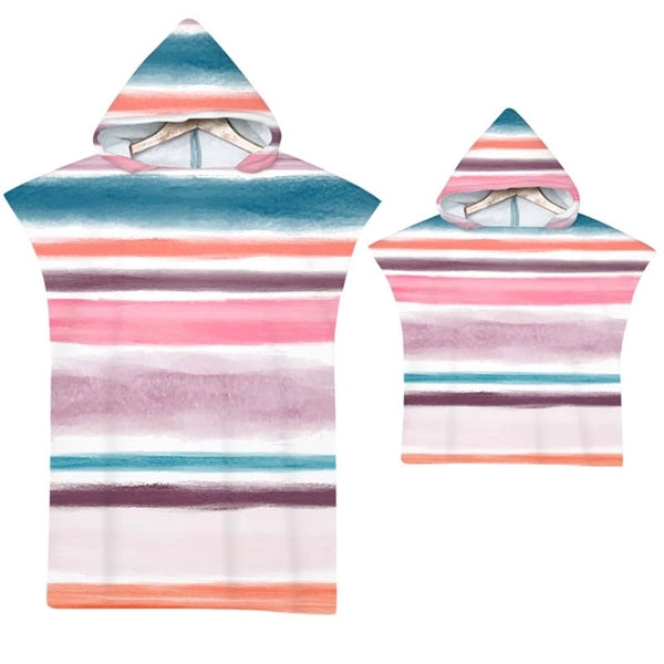 Bath/Beach Towel Wrap With Hood