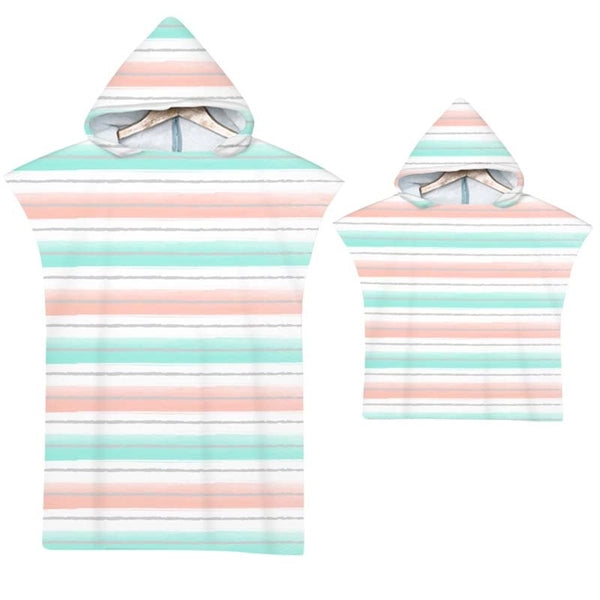 Bath/Beach Towel Wrap With Hood
