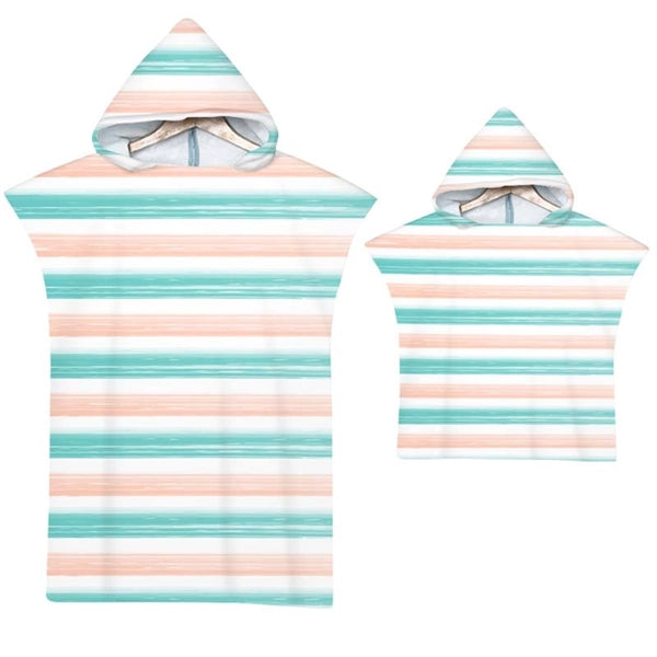 Bath/Beach Towel Wrap With Hood