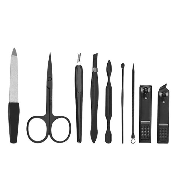 9 PCS Premium Manicure Set Professional Grooming Gift Kit
