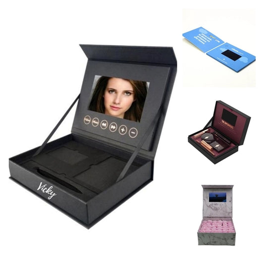 Customized 5.0" Hd Screen Video Playing Gift Box