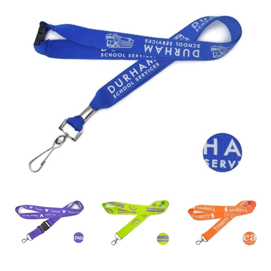 Custom Polyester Nylon Keychain Lanyards