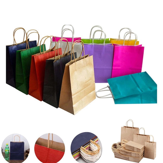 Kraft Paper Portable Shopping Bag