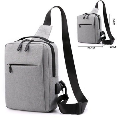 Waterproof Crossbody Bag With USB Charging Port