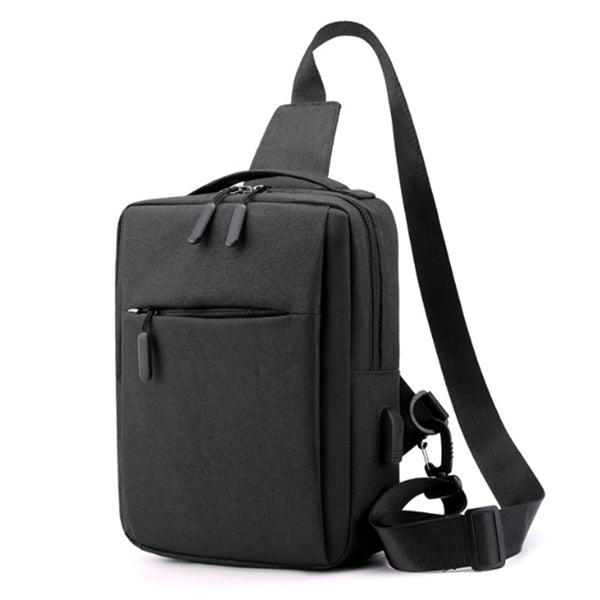 Waterproof Crossbody Bag With USB Charging Port