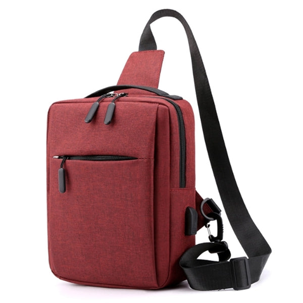 Waterproof Crossbody Bag With USB Charging Port