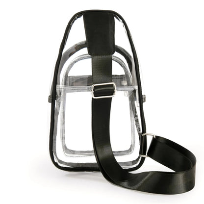 Clear PVC Sling Bag Crossbody Backpack