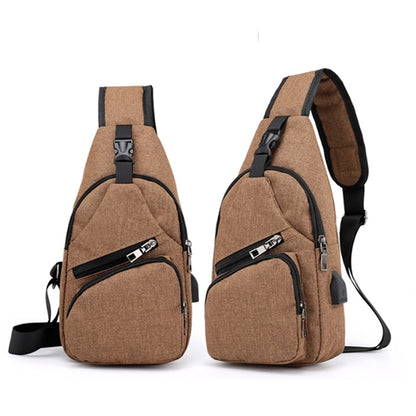 Waterproof Crossbody Bag With USB Charging Port