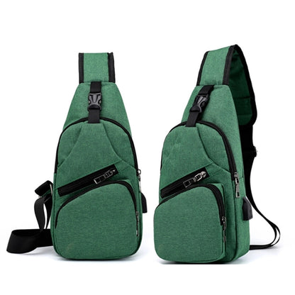 Waterproof Crossbody Bag With USB Charging Port
