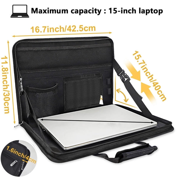 Portable Steering Wheel Tray Computer Bag Car Office