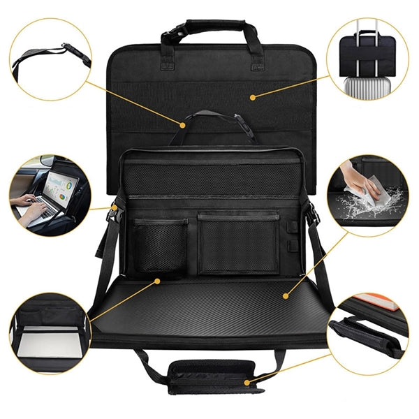 Portable Steering Wheel Tray Computer Bag Car Office