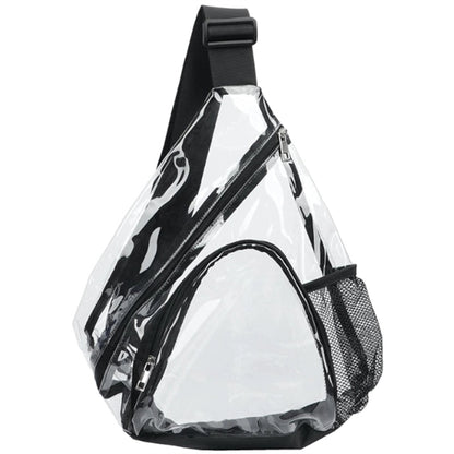 Clear PVC Crossbody Bag With Adjustable Strap