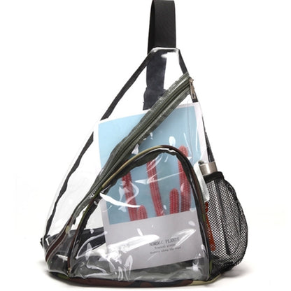 Clear PVC Crossbody Bag With Adjustable Strap