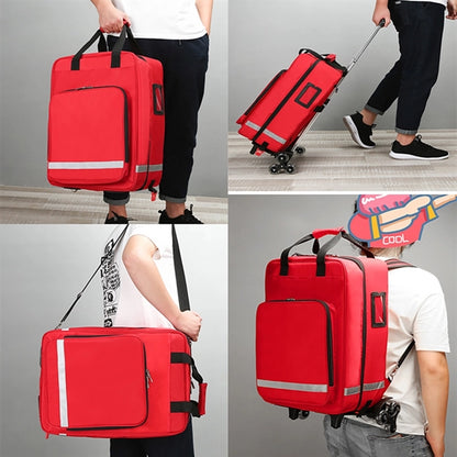 Rolling First Aid Kit Bag