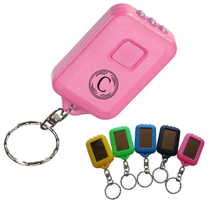 Solar Powered Keychain Flashlight
