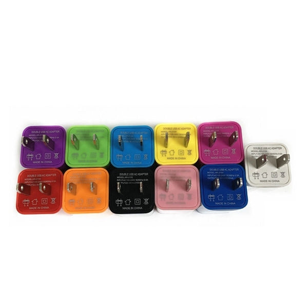 Dual USB Port Wall Charger Adapter