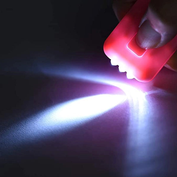 Solar Powered Keychain Flashlight