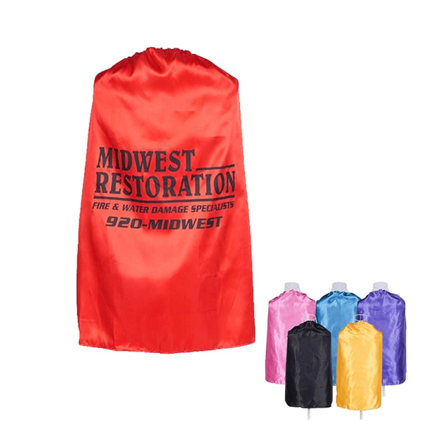 27.6"x43.4" Single Layer Satin Cape