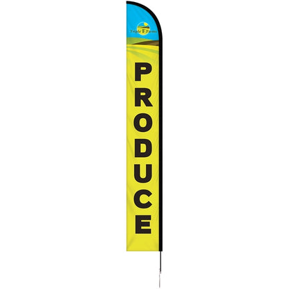 15' Double Sided Portable Half Drop Banner w/ Hardware Set