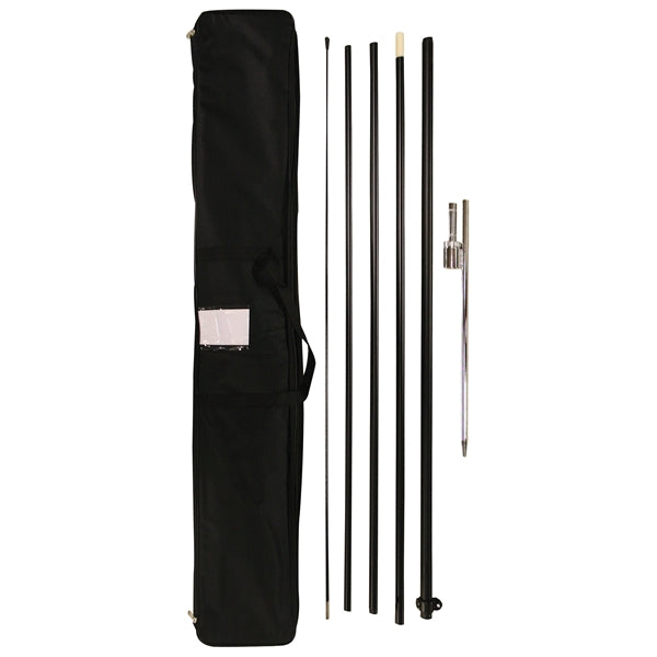 15' Double Sided Portable Half Drop Banner w/ Hardware Set