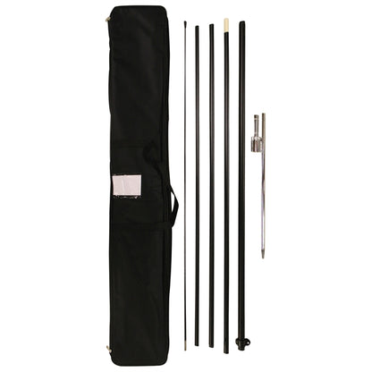 15' Double Sided Portable Half Drop Banner w/ Hardware Set