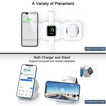 15W Fast 3-in-1 Foldable Magnetic Charger Station