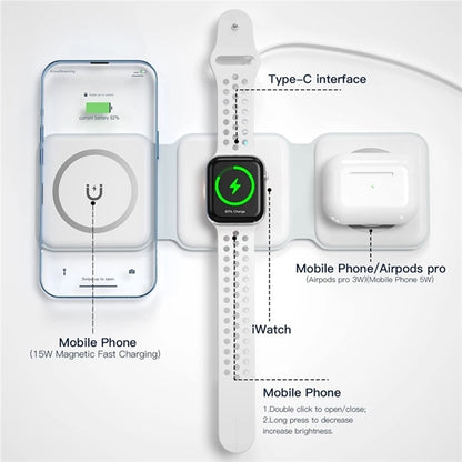 3 in 1 Foldable Wireless Charger